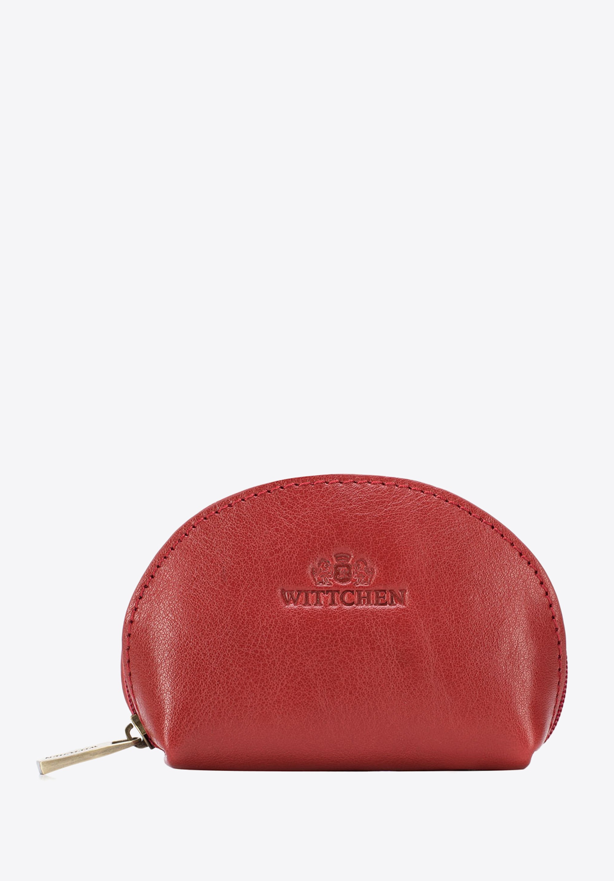 Bilonówka skórzana półokrągła czerwona