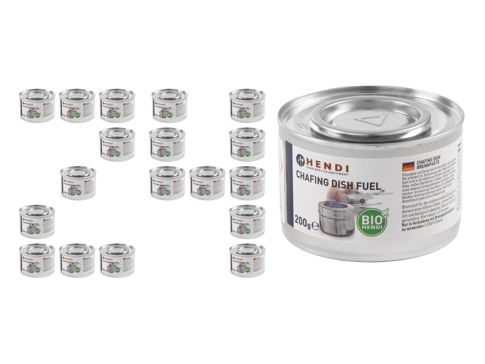 Pasta do podgrzewaczy stołowych 24 x 200g Hendi