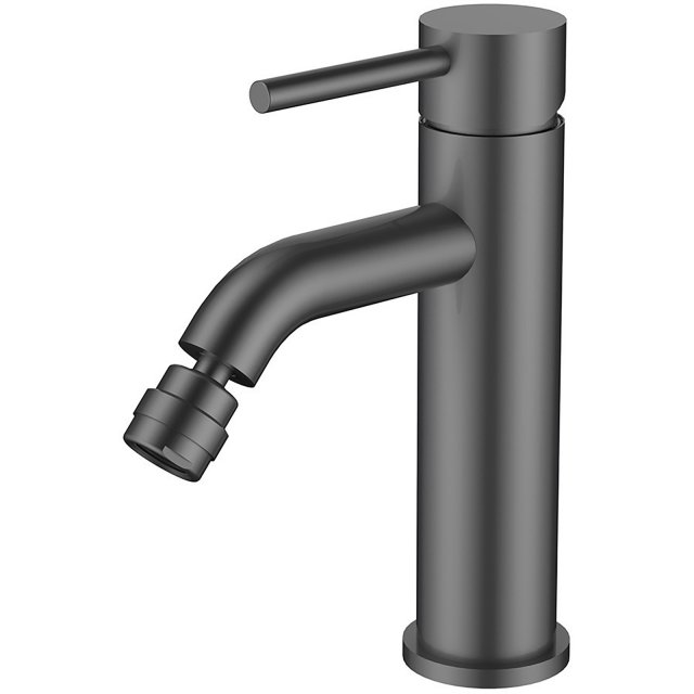 BESCO Bateria bidetowa stojąca VEO gun metal BB-V-GR