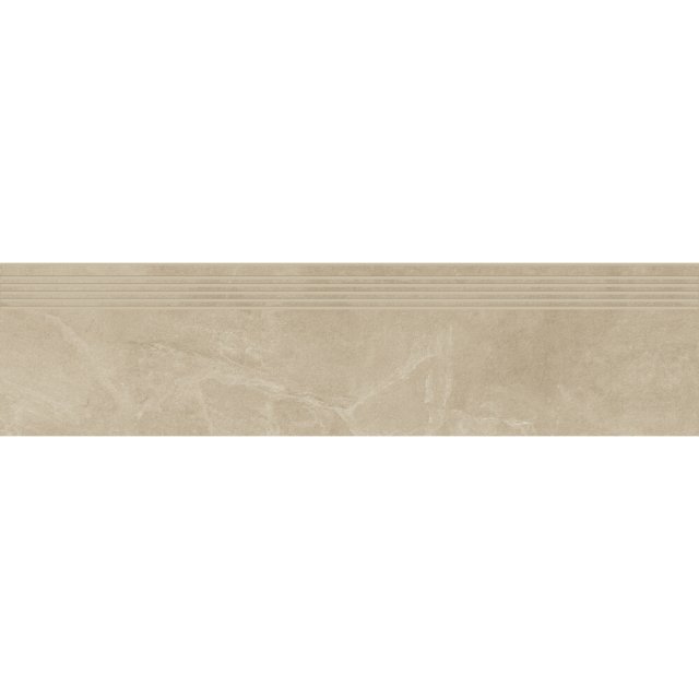 Gres szkliwiony stopnica MARENGO beige mat 29,8x119,8 gat. I
