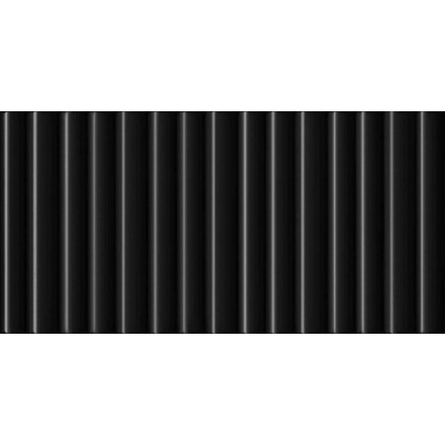 Płytka ścienna hiszpańska El Barco PISA BLACK błyszcząca 15x30 gat. I