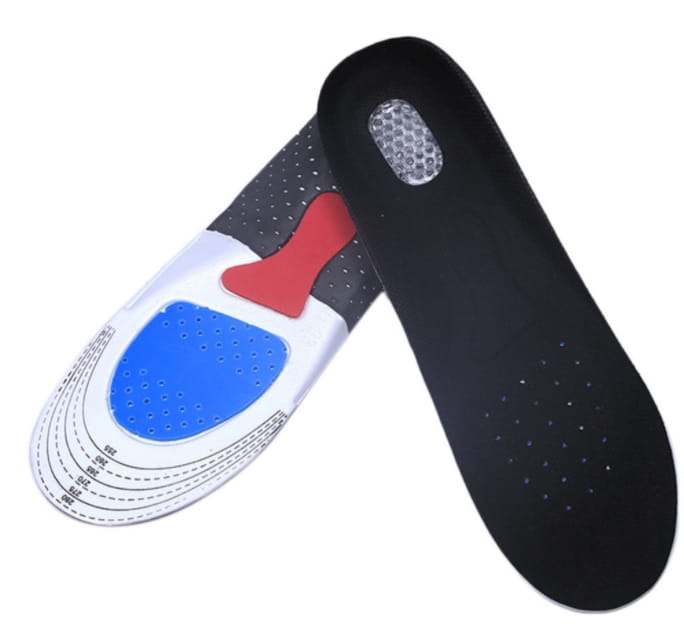 Sportowe wkładki do butów na ostrogi piętowe