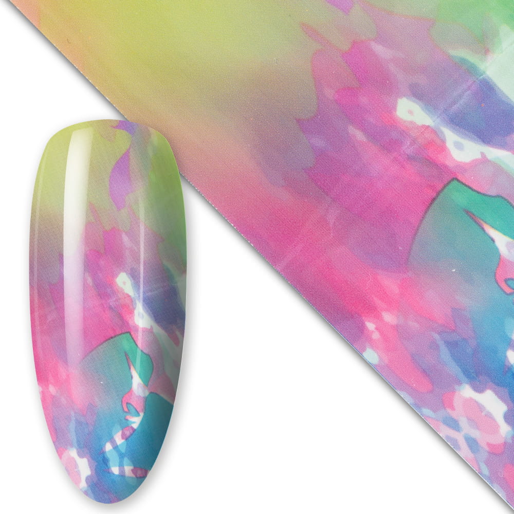 Folia transferowa do paznokci 80 cm Mix Nr 1