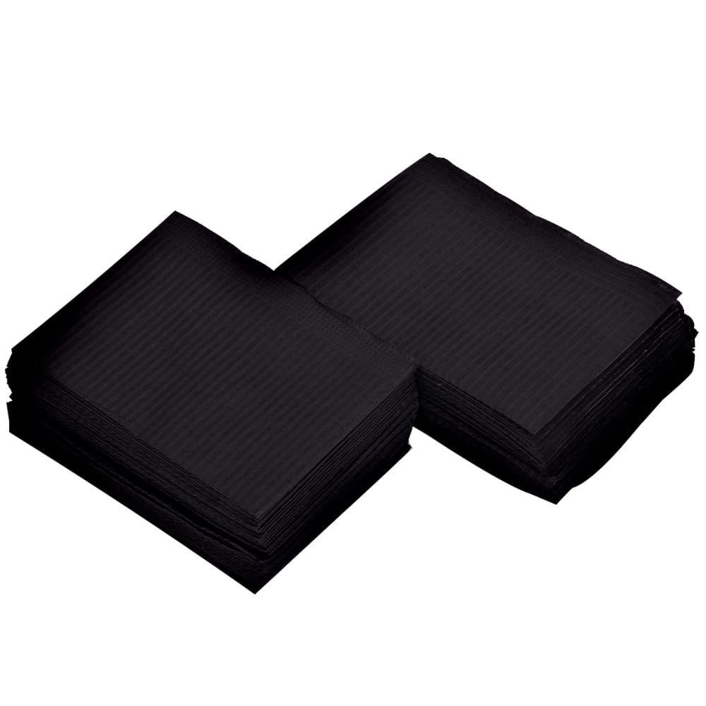 Serweta medyczna Aseo Med podfoliowana czarna 50 szt