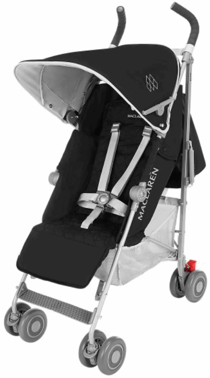 Maclaren Quest Winter Style Set Black/Silver - wózek typu parasolka