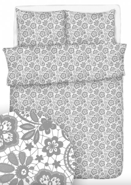 Poszewka 70x80 - KORA bawełniana wz. Koronka