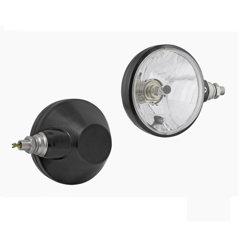 Reflektor przedni typu H4/R2 w obudowie metalowej prawy PES2.42160 Wesem