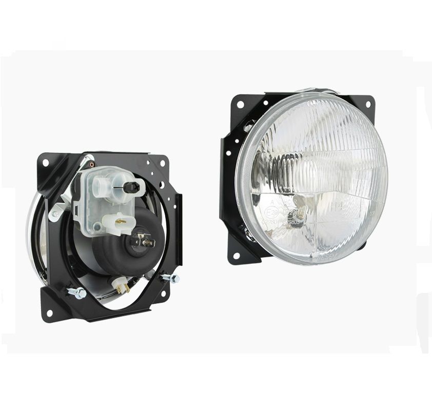 Reflektor przedni Honker typu H4 prawy z elektrokorektorem 0252.43715 Wesem