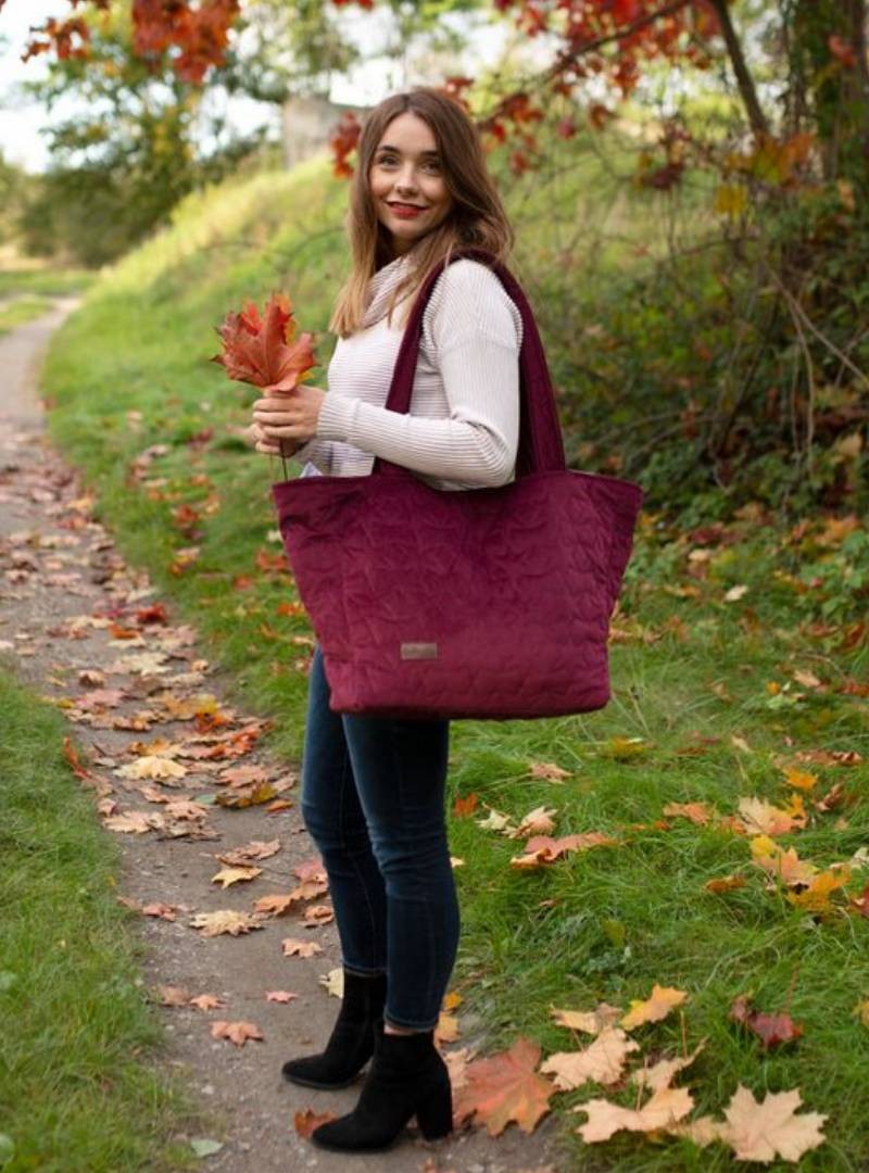 Torba Kinder Hop Shopper Stars Maroon