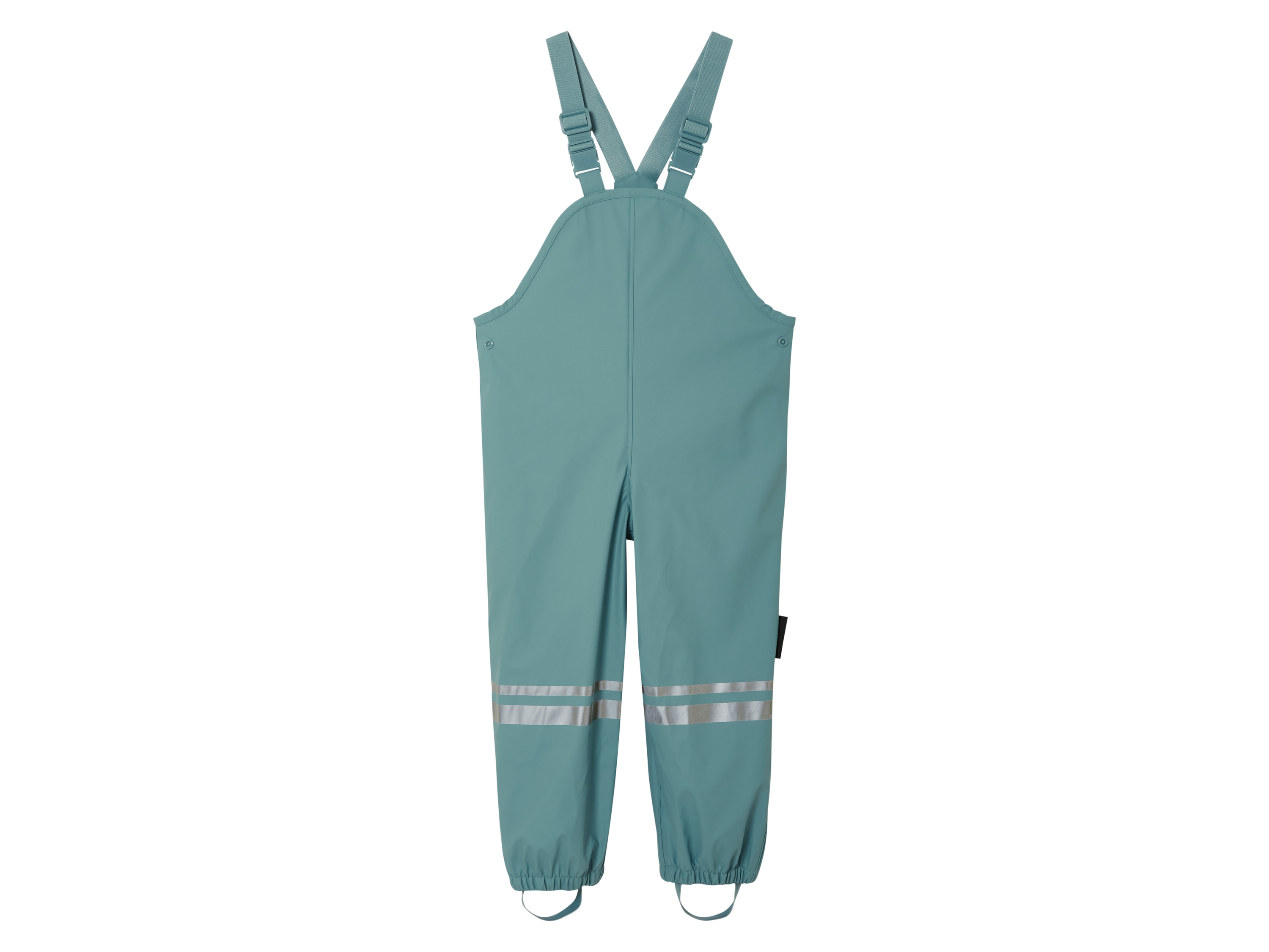 lupilu Spodnie ogrodniczki przeciwdeszczowe dziecięce Petrol, 110/116