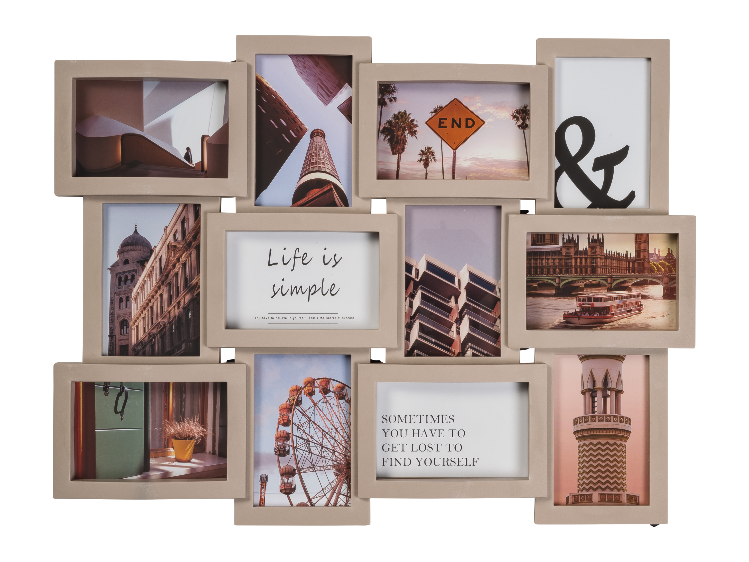 Livarno home Ramka na zdjęcia / Zestaw ramek na zdjęcia Kolaż beżowy