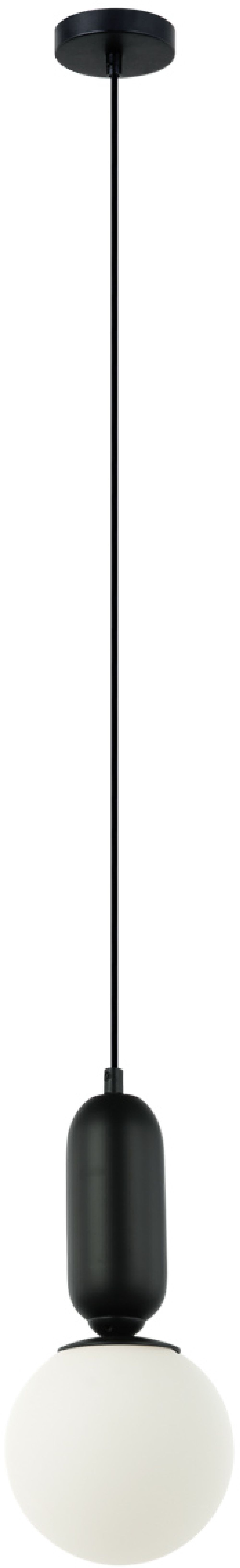 Darmowa Dostawa - Lampa wisząca 1x40 W czarna Italux Aldeva PND023401SBK