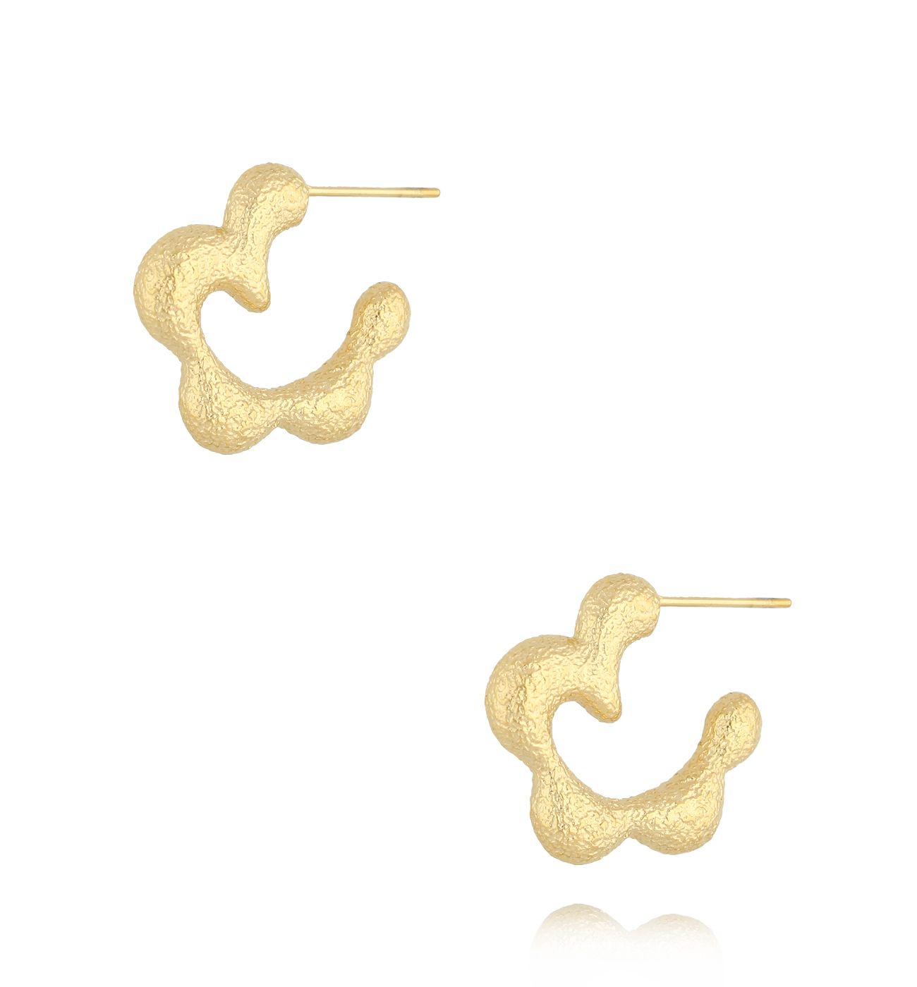 Kolczyki kwiatki złote KSA2146