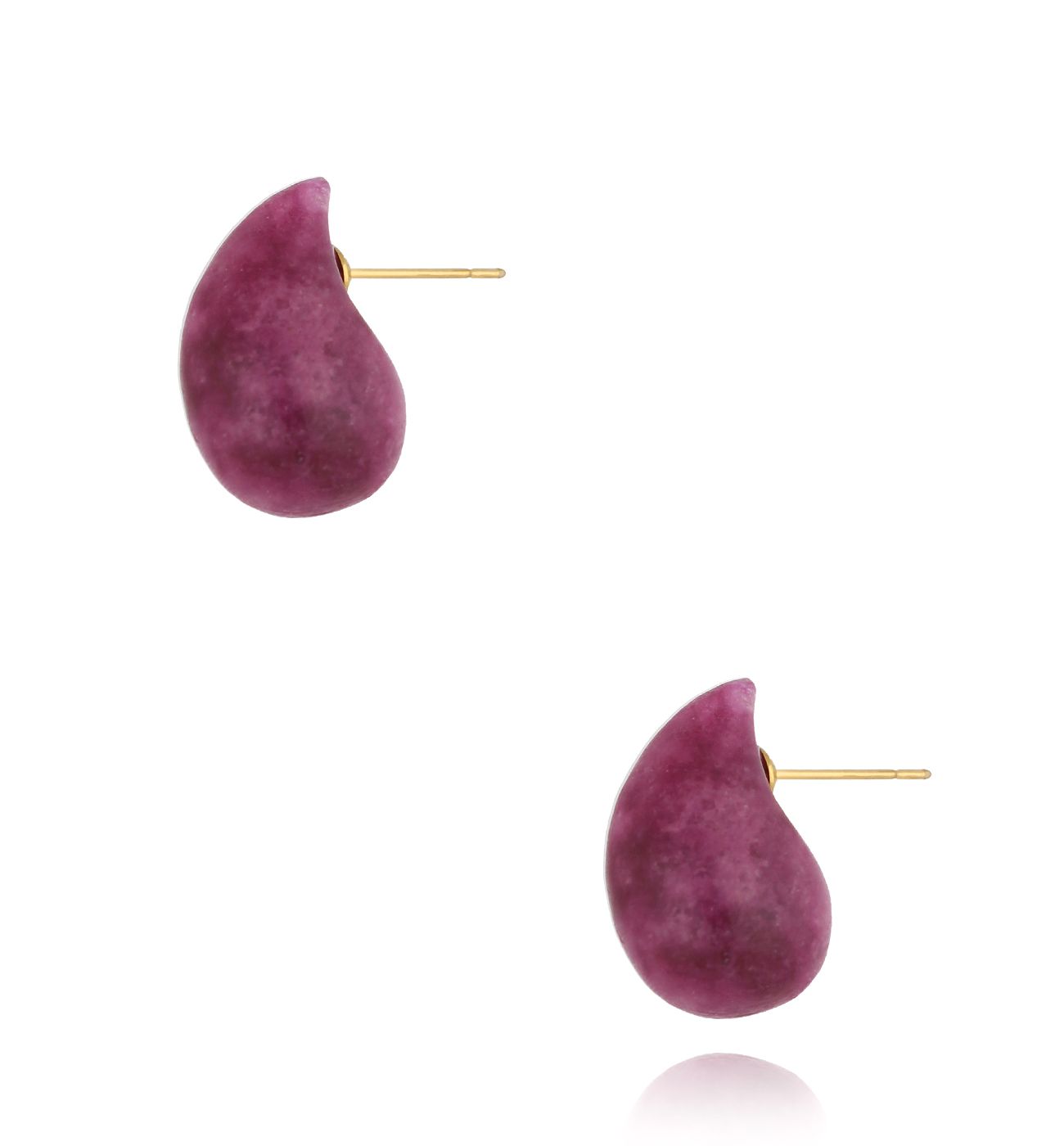 Kolczyki krople z turmalinu syntetycznego Nature's Tears KLB0080