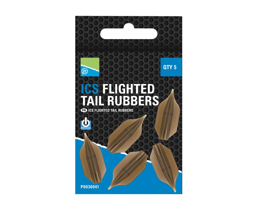 Preston Nasadki ICS Flighted Tail Rubbers