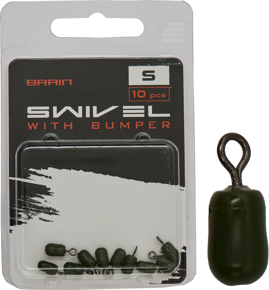 Brain Krętlik z osłoną gumową With Bumper S