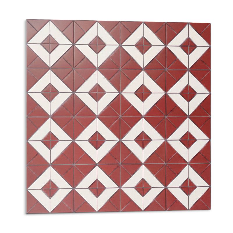 Kafelki samoprzylepne Wallfluent 30x30 cm Abstrakcyjne formy w geometrii 9 szt.