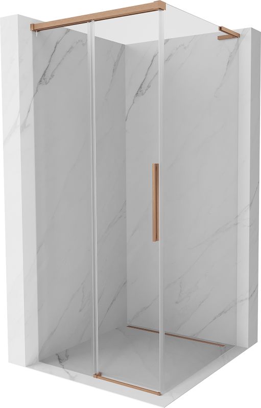 Kabina prysznicowa Mexen Rox L miedź szczotkowana 120x120 cm 1 szt.