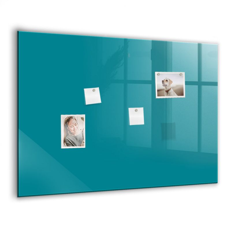 Tablica magnetyczna z nadrukiem Wallfluent 100x70 cm Kolor morski 1 szt.