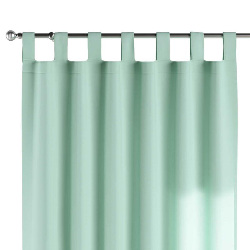 Zasłona na szelkach 1 szt. 130 x 245 cm Dekoria turkusowo - miętowy 1 szt.