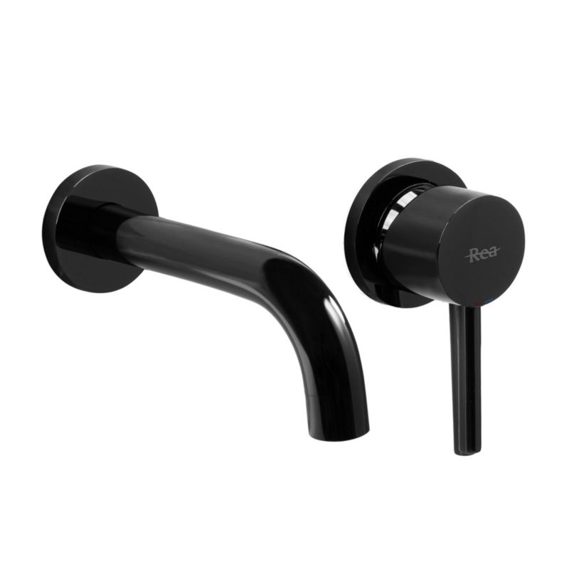 Bateria Umywalkowa Podtynkowa Rea Lungo Czarny 16X20X11Cm + Box 1 Szt