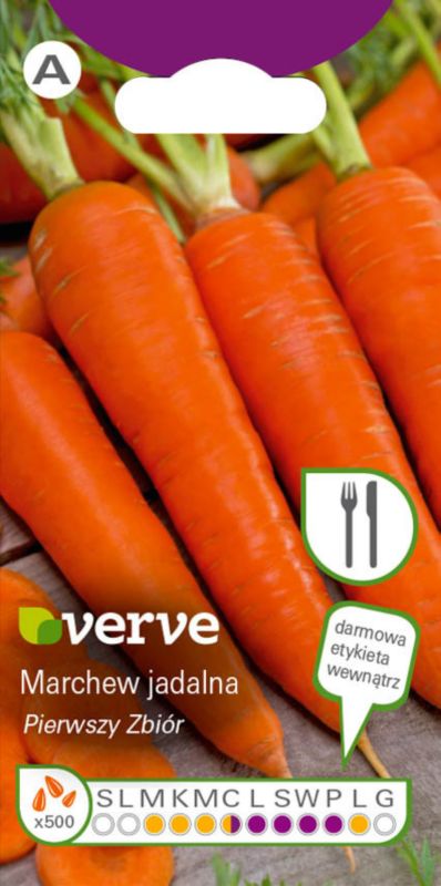 Nasiona marchew Pierwszy Zbiór