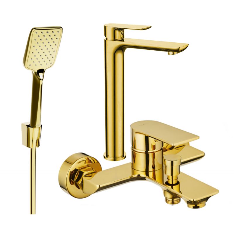 Zestaw wannowy Mexen Alfa złoty 1 szt.