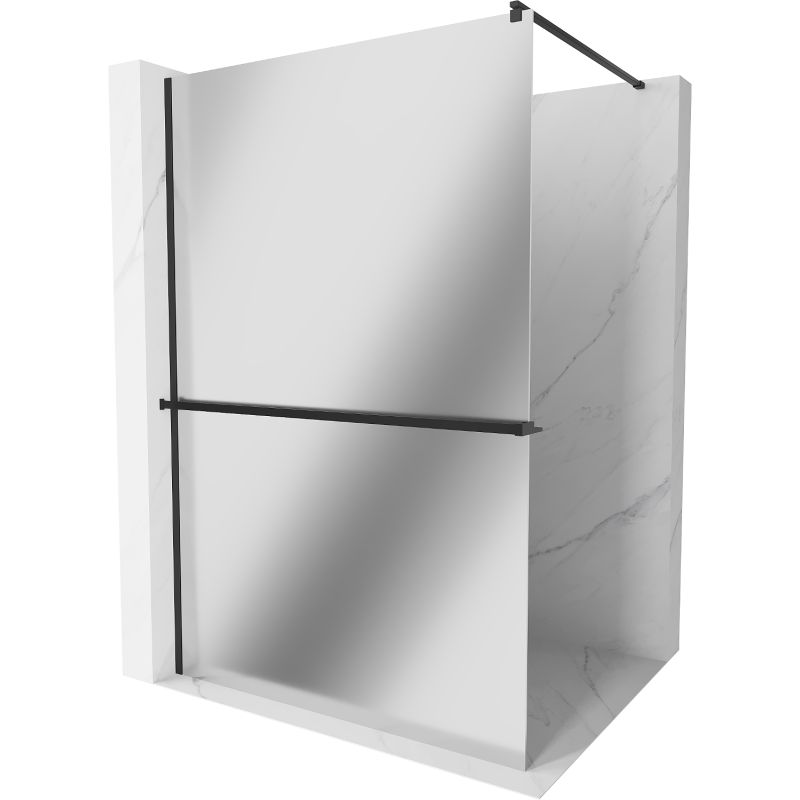 Ścianka prysznicowa Mexen Kioto+ czarna 100x200 cm 800-100-121-70-50 1 szt.