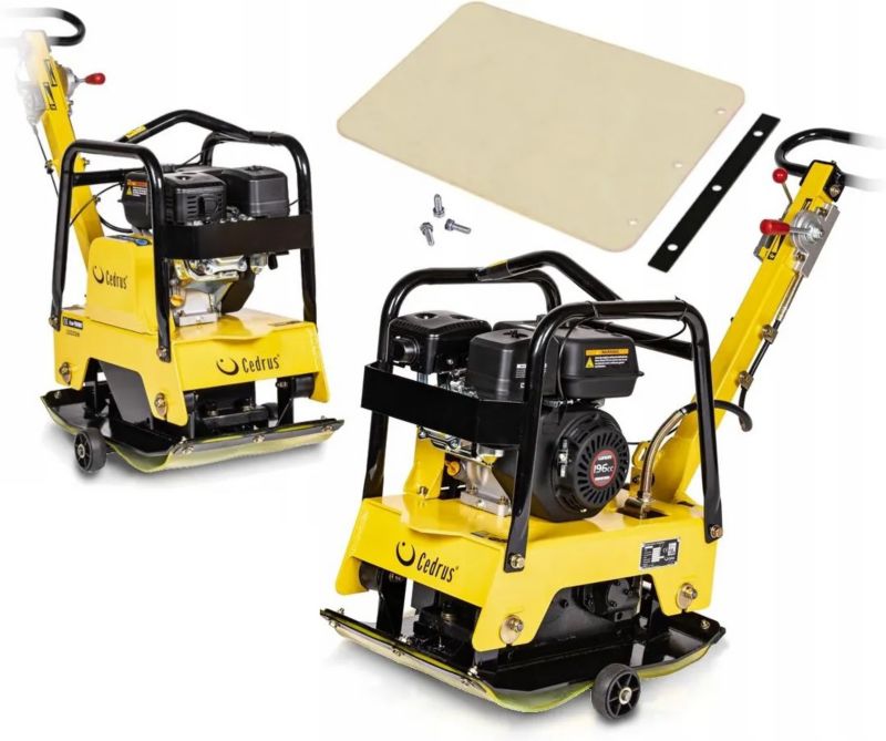 Cedrus Zg06 Zagęszczarka Do Gruntu Dwukierunkowa Ubijarka Płytowa Rewers Przód-Tył 122 Kg /6,5Km + Koła + Mata Zg 06 - 1 Szt.