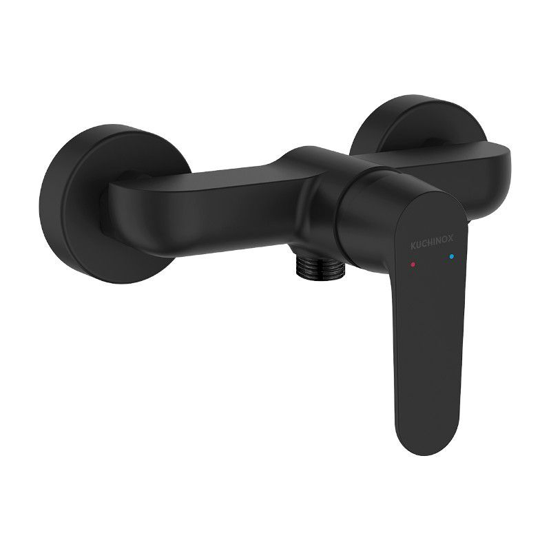 Bateria Natryskowa Kuchinox Ścienna Dima Czarna 1 szt.