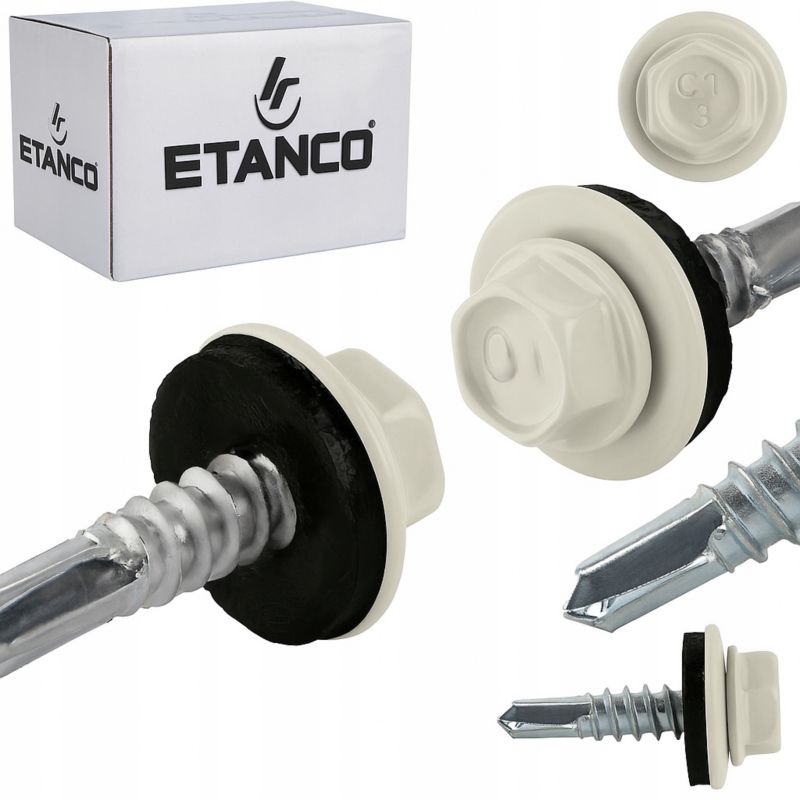 Wkręty Samowiercące Do Stali, Metalu Etanco Gt5 5,5X32Mm Ral 9002 250 Szt.