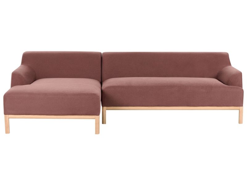 Narożnik Sosjo Burgundowy dla 3 osób Prawostronny 1 szt.