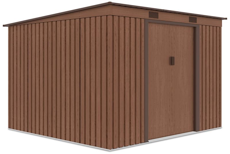 Domek Ogrodowy Narzędziowy na Narzędzia Szopa OREGON 261x241cm Metalowy 1 szt.