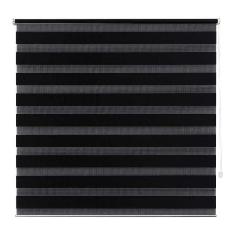 Roleta dzień/noc GoodHome Elin 157,3 x 160 cm czarna