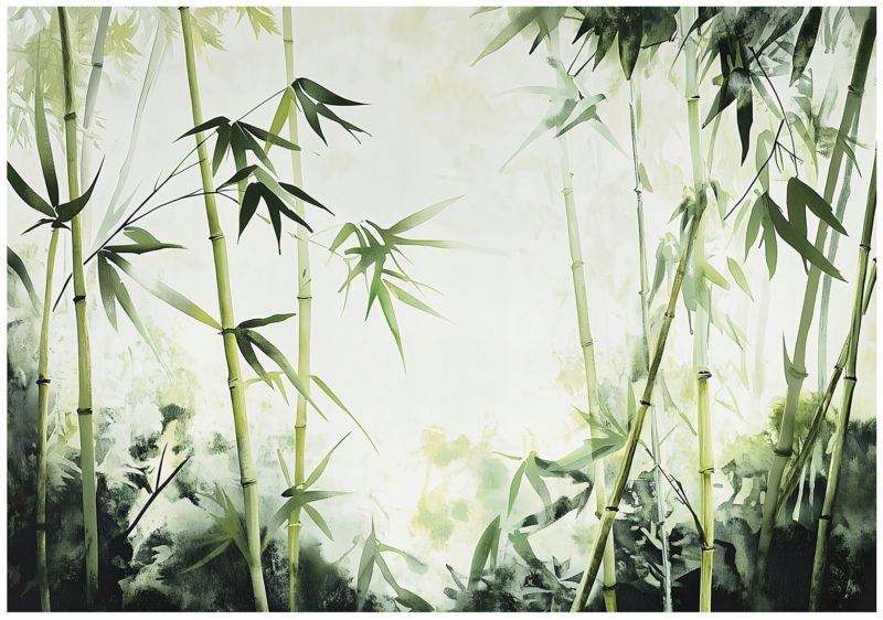 Fototapeta Na Flizelinie WALLARENA 350x250 cm Tapeta Ścienna Natura Bambus 1 szt.