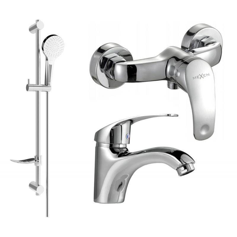Zestaw natryskowy Mexen Fabia chrom 1 szt.