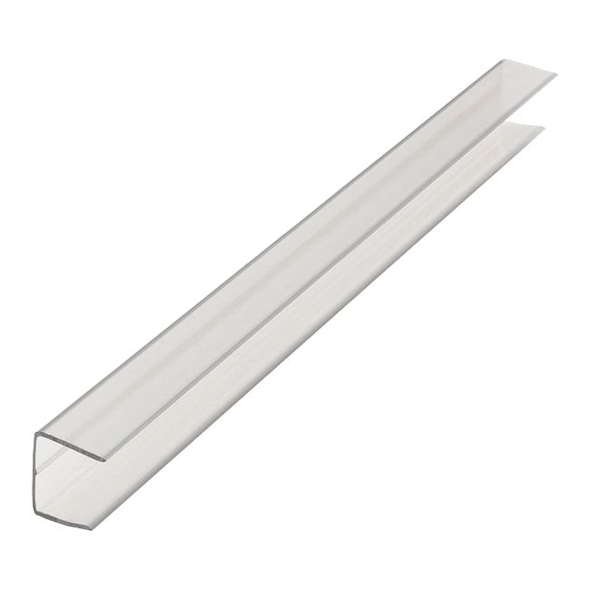 Profil U6 zamykający z poliwęglanu 3 m przezroczysty