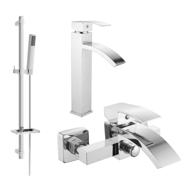 Zestaw wannowy Mexen Libra chrom 745113DQ77-00 1 szt.