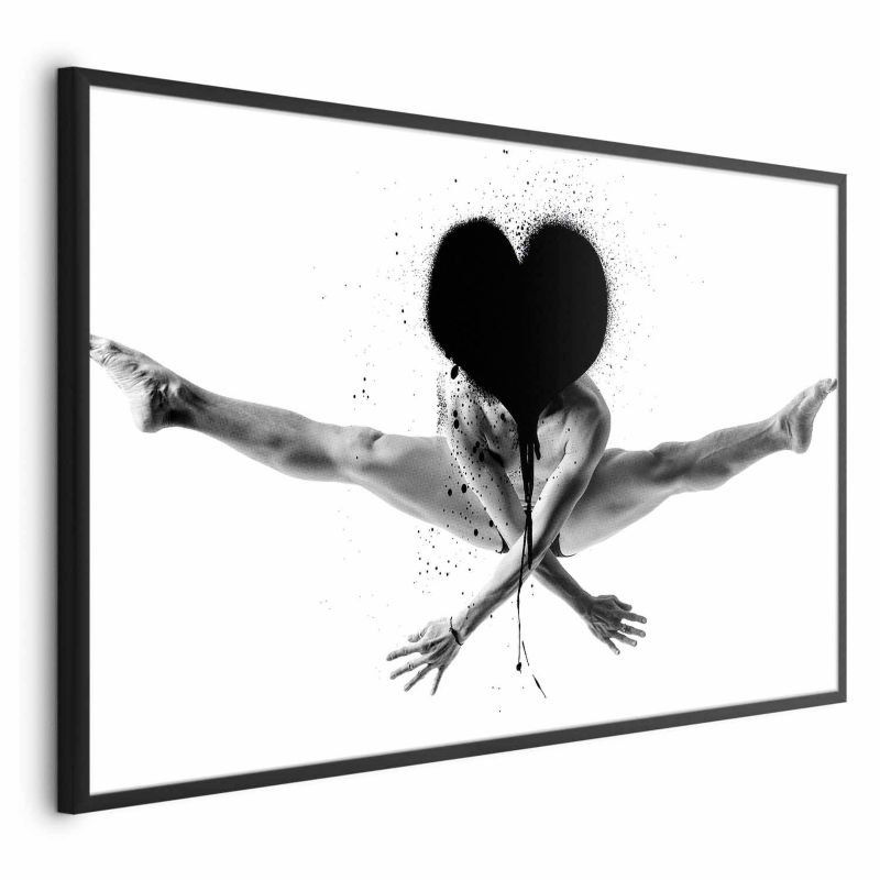 Plakat Artgeist Skok 60x40 cm z ramą czarną 1 szt