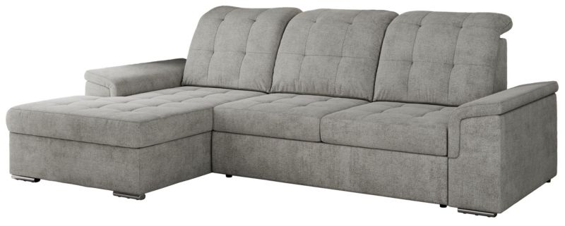 Narożnik MKS Meble MADRITO L strona lewa Jasnoszary struktura 1szt.