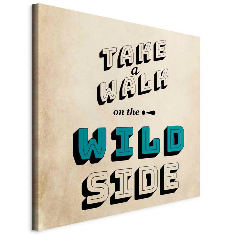 Obraz Artgeist Wild Side 40 x 40 cm płótno włoskie 1 szt