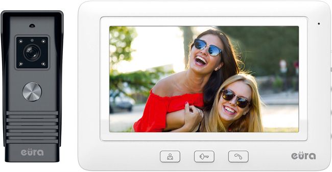 Wideodomofon Eura Alpha VDP-45A3 biały