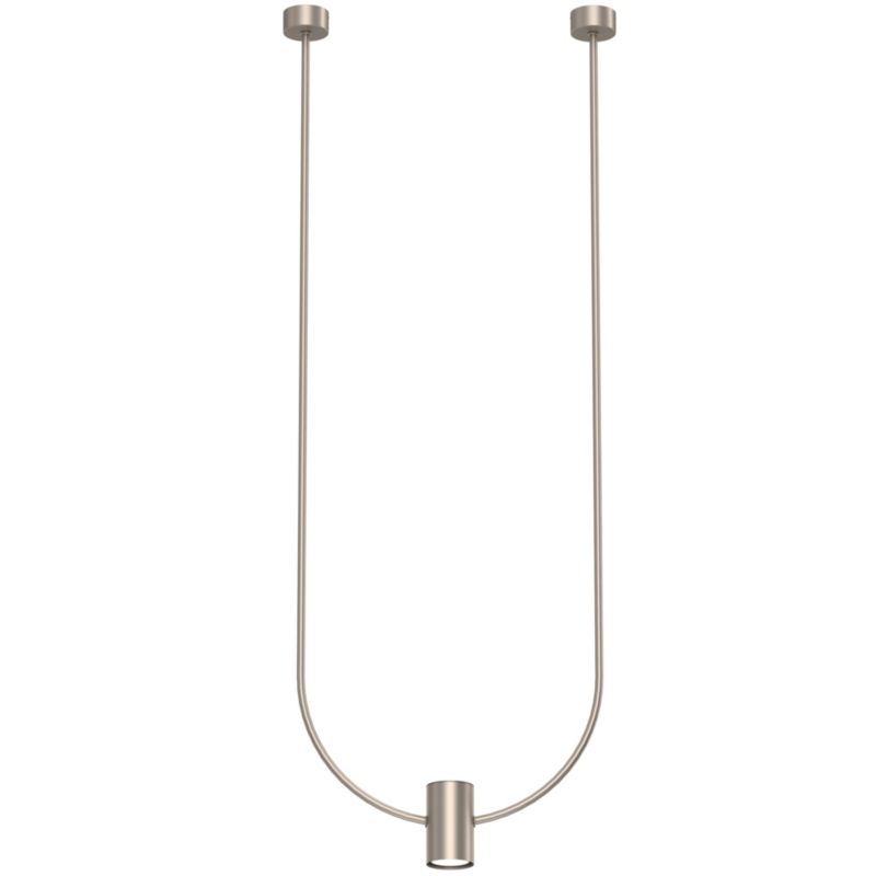 Lampa wisząca Shilo No. C 0800 platyna minimalistyczna 1xGU10 x 10W 1 szt.