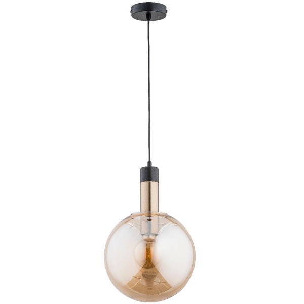 Lampa wisząca Alfa Montana czarno-złota minimalistyczna 1xE27 x 15W 1 szt.