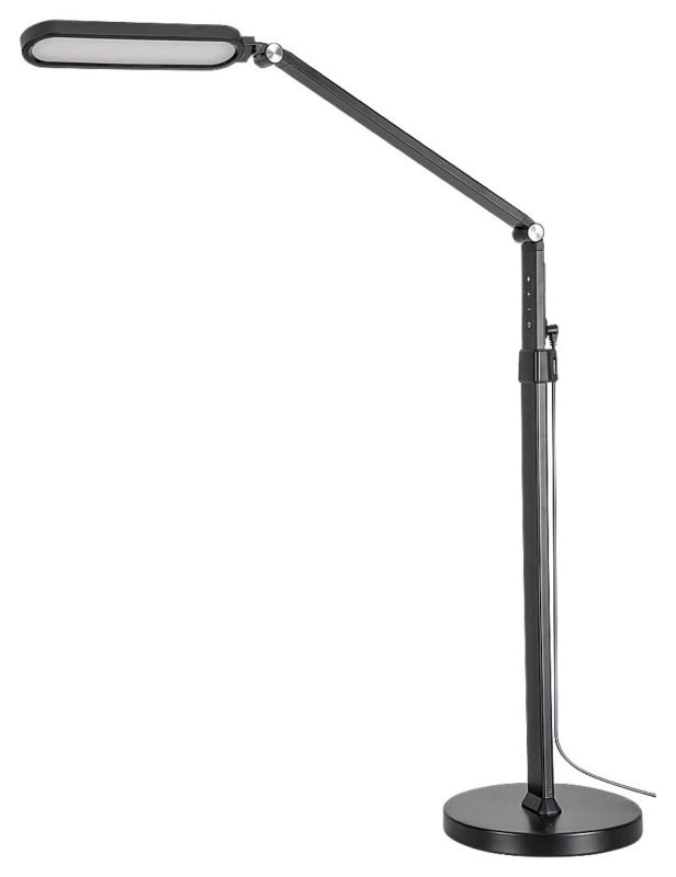 Lampa podłogowa stojąca Rabalux Draco czarno-biała LED 13W 3000K-6000K 790lm wym: 140 x 21 x 21 cm - 1 szt.