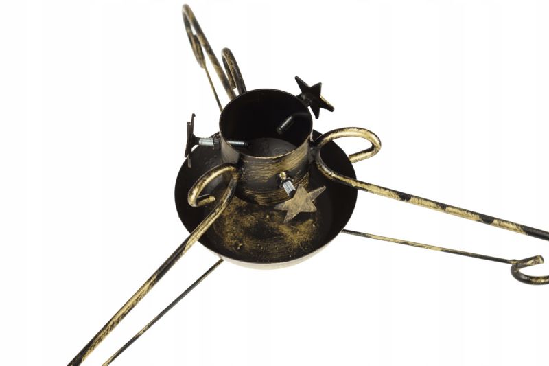 Stojak Choinkowy FEINZ Pod Choinkę Na Choinkę Fi 75 Mm Duży Złoty Zdobiony 1 Szt.