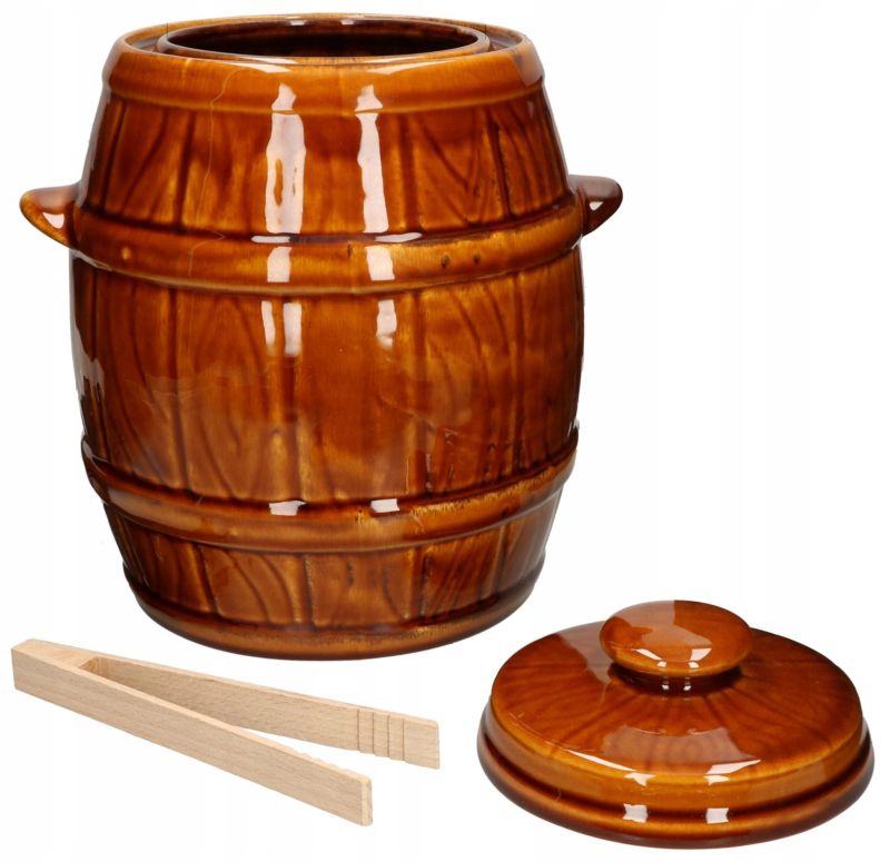 Beczka kamionkowa KOTARBAU z kołnierzem 5 l 1 szt.