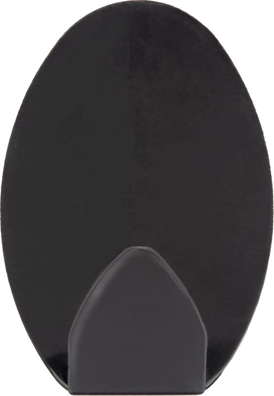 Haczyk stalowy owal 3 szt czarny