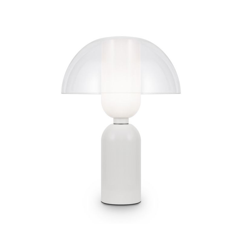 Lampka stołowa Maytoni Memory biało-przezroczysty 1 x E14 x 40W IP20 wym: 42.5 x 30 x 30 cm metal - 1 szt.