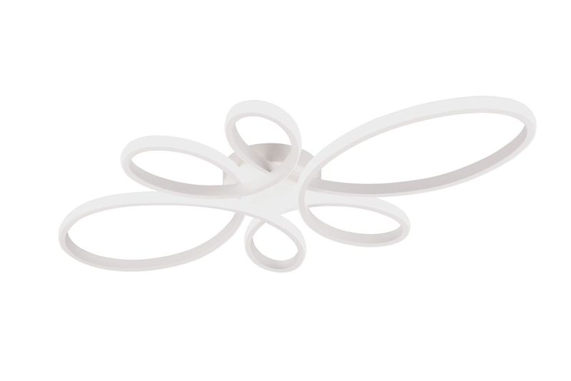 Lampa sufitowa wisząca Trio Fly 0858 biała nowoczesna wbudowany LED 32W 1 szt.